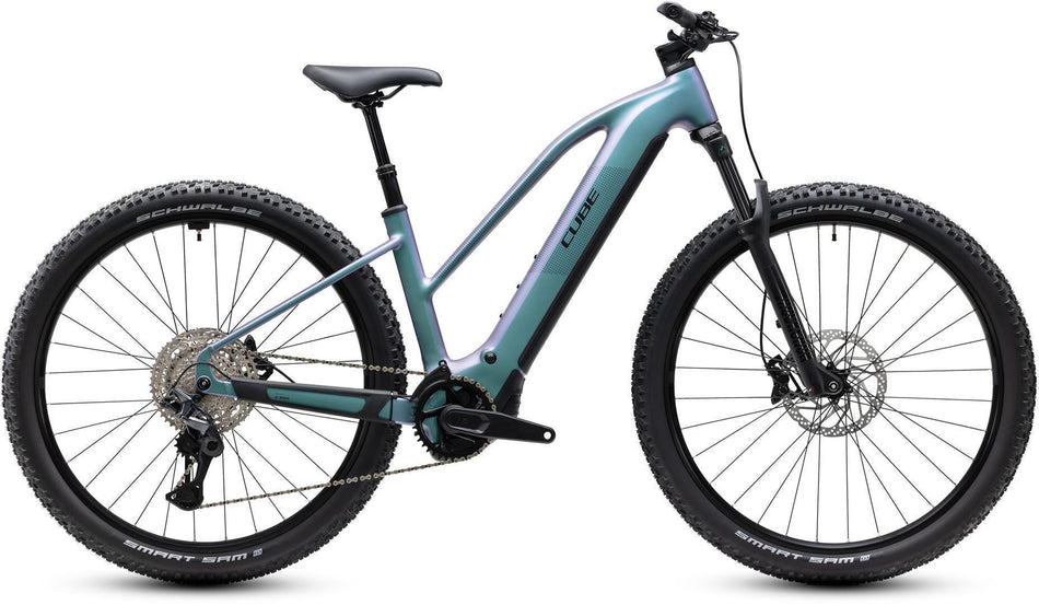 Cube Reaction Hybrid Pro 800 Wh E-Bike Hardtail Trapeze polarlight´n´black