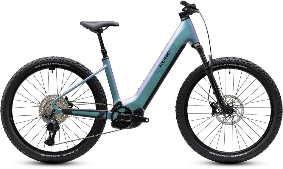 Cube Reaction Hybrid Pro 800 Wh E-Bike Hardtail Easy Entry 27,5" polarlight´n´black