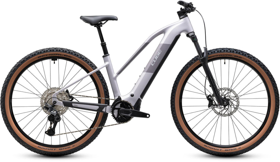 Cube Reaction Hybrid Pro 800 Wh E-Bike Hardtail Trapeze lilacbreeze´n´prizm