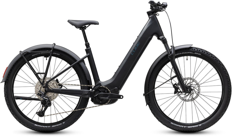 Cube Reaction Hybrid Pro 800 Wh FE E-Bike Hardtail Easy Entry 27,5" silverdust´n´prism