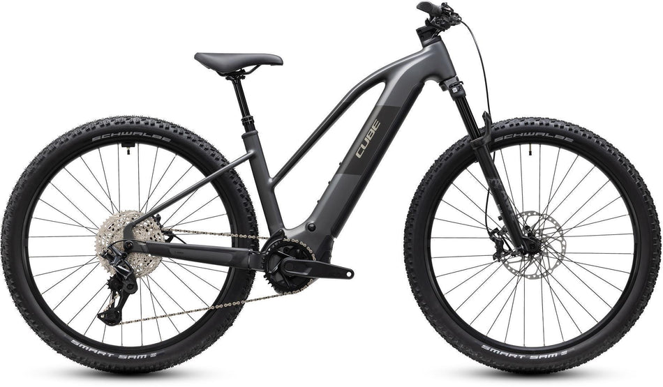 Cube Reaction Hybrid Race 800 Wh E-Bike Hardtail Trapeze slabgrey´n´chrome
