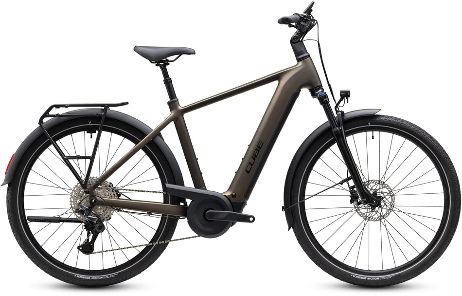 Cube Touring Hybrid Pro 800 Wh E-Trekkingbike Diamant 28" metallicumbra´n´black