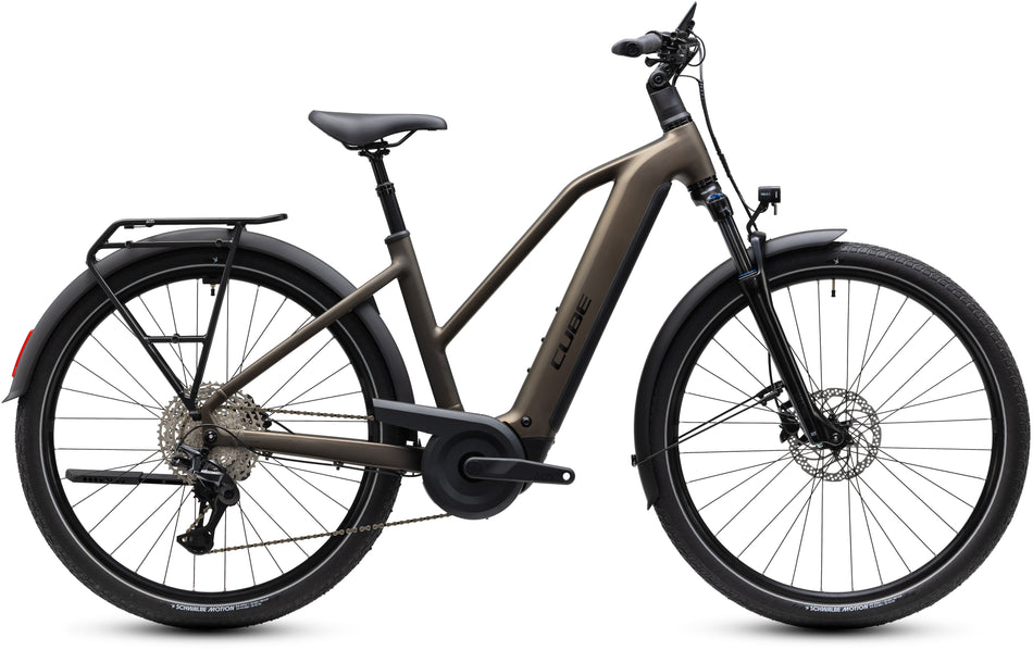 Cube Touring Hybrid Pro 800 Wh E-Trekkingbike Trapeze 28" metallicumbra´n´black