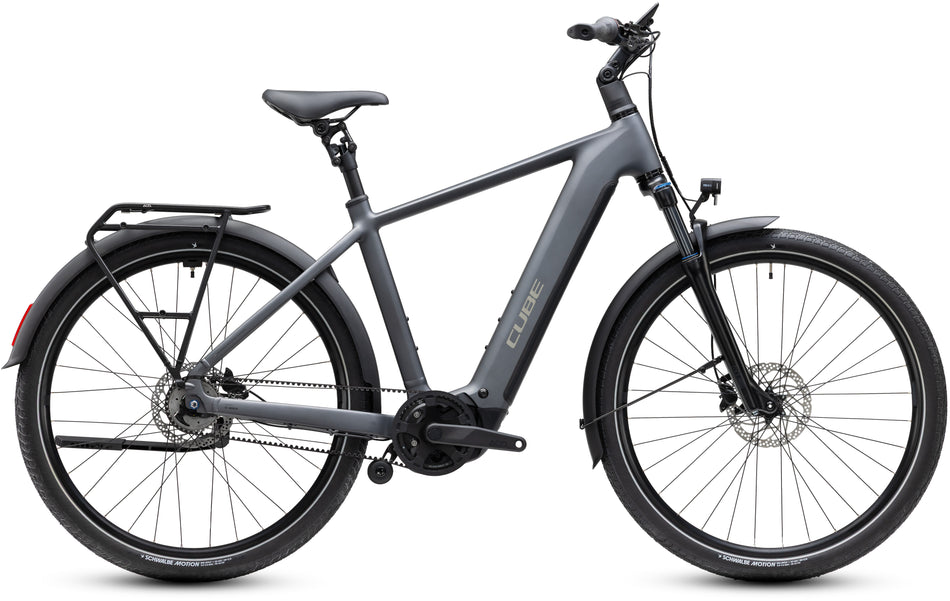 Cube Touring Hybrid Deluxe SLX 800 Wh E-Trekkingbike Diamant 28" slabgrey´n´chrome
