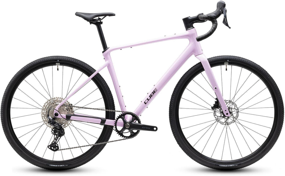 Cube Nuroad EX Gravelbike Diamant bubblegum´n´black