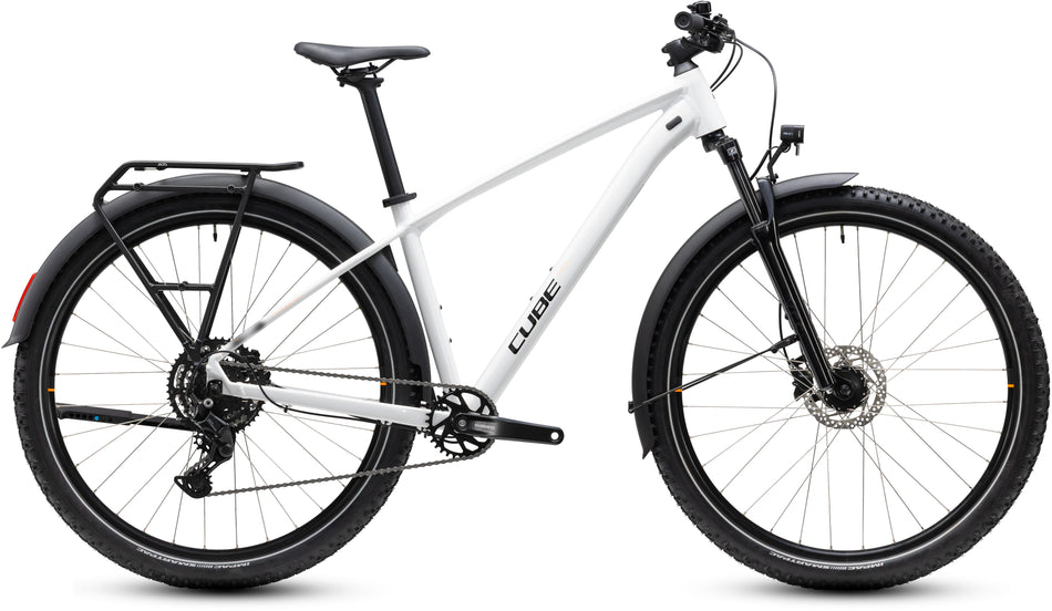 Cube Aim ONE FE MTB Hardtail Diamant metallicwhite´n´black
