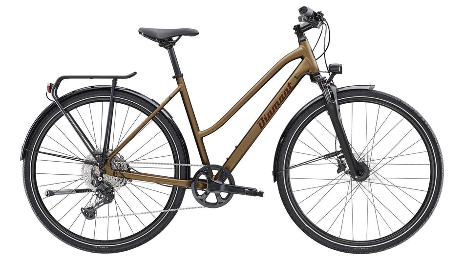 Diamant Elan Deluxe Trekkingrad Trapez 28" travertin metallic
