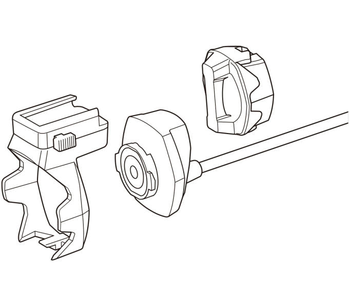 Cat Eye E-Bike Adapter+Schutzkappe - Dual System