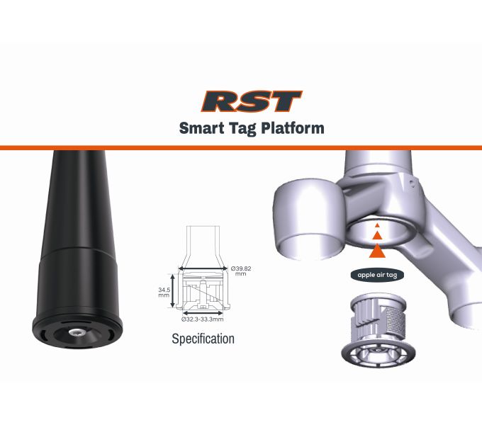 RST Smart Tag Gabel-Adapter für Air Tag