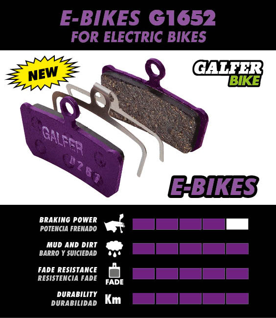 Galfer E-Bike Bremsbelag Formula - Cura 4 1 Paar violett