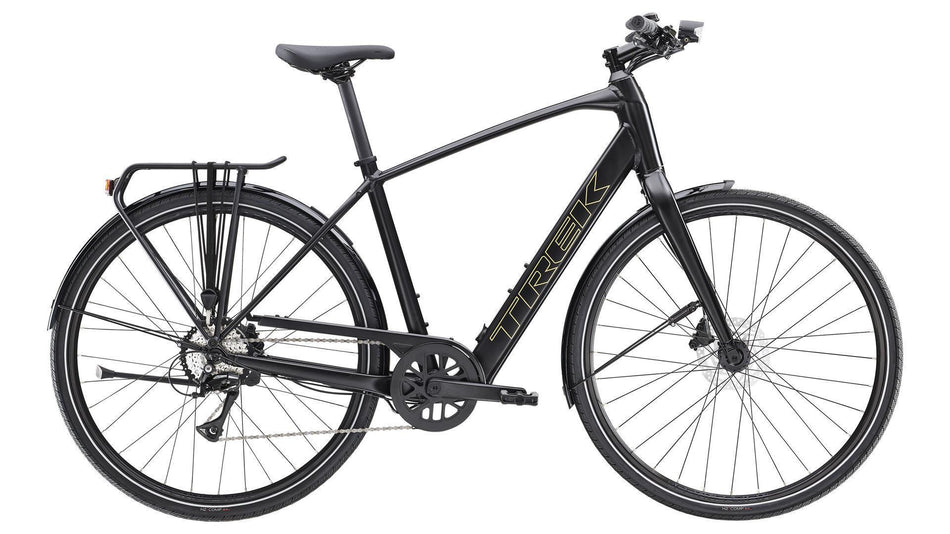 Trek FX+ 2 LT 250 Wh E-Bike Diamant 28" satin trek black