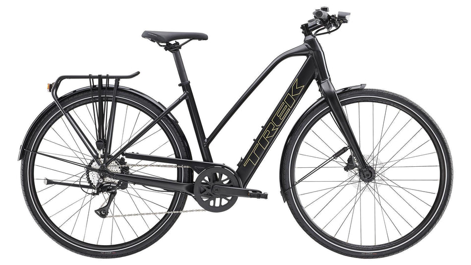Trek FX+ 2 Stagger LT 250 Wh E-Bike Trapez 28" satin trek black