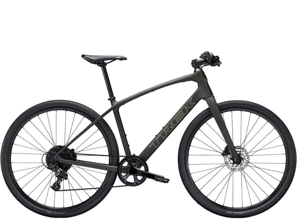Trek FX Sport 5 Carbon Fitnessbike Diamant 28" matte black olive/deep smoke