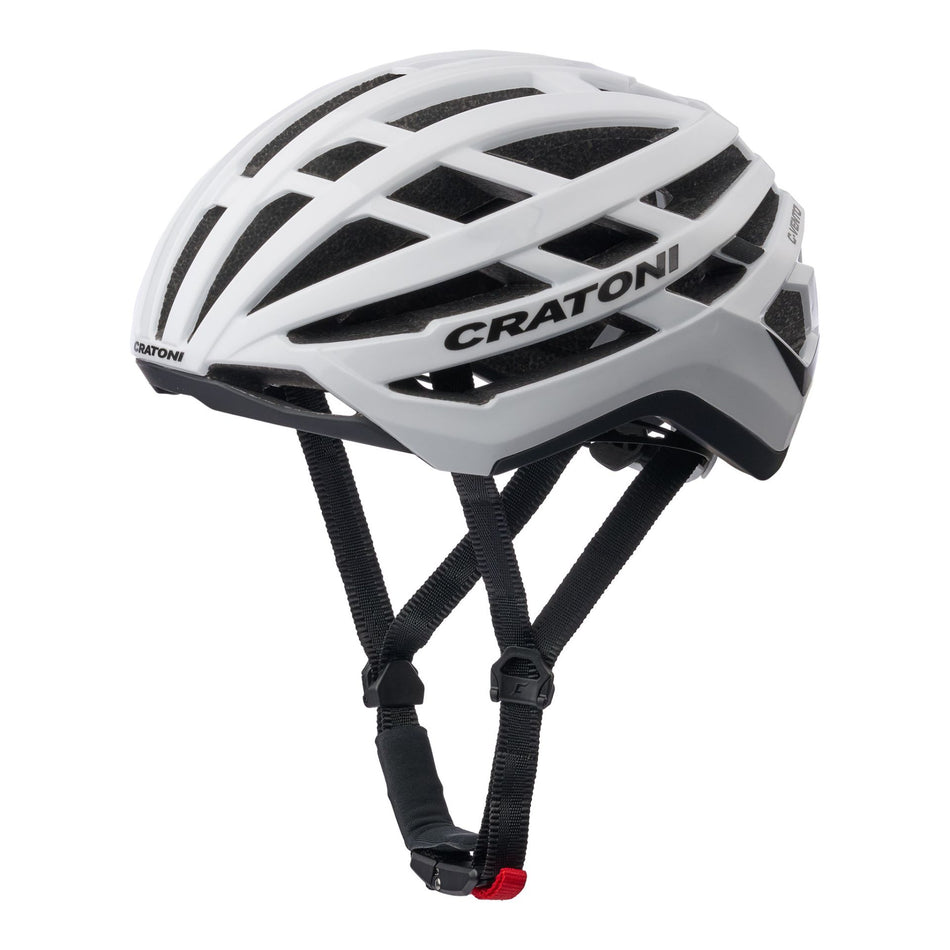 Cratoni C-Vento Rennrad-Helm white glossy-matt