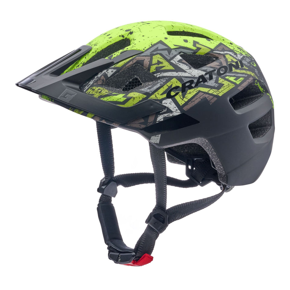 Cratoni Maxster Pro Kinder-Helm wild-neonyellow matt S/M (51-56 cm)