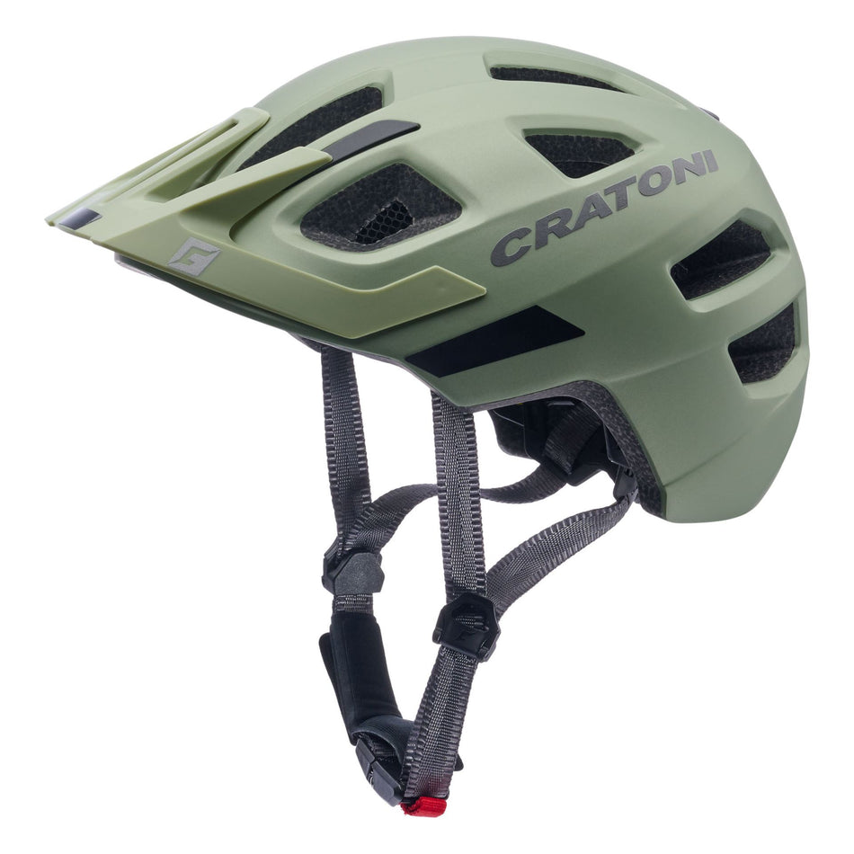 Cratoni Maxster Pro Kinder-Helm metallic-sage matt