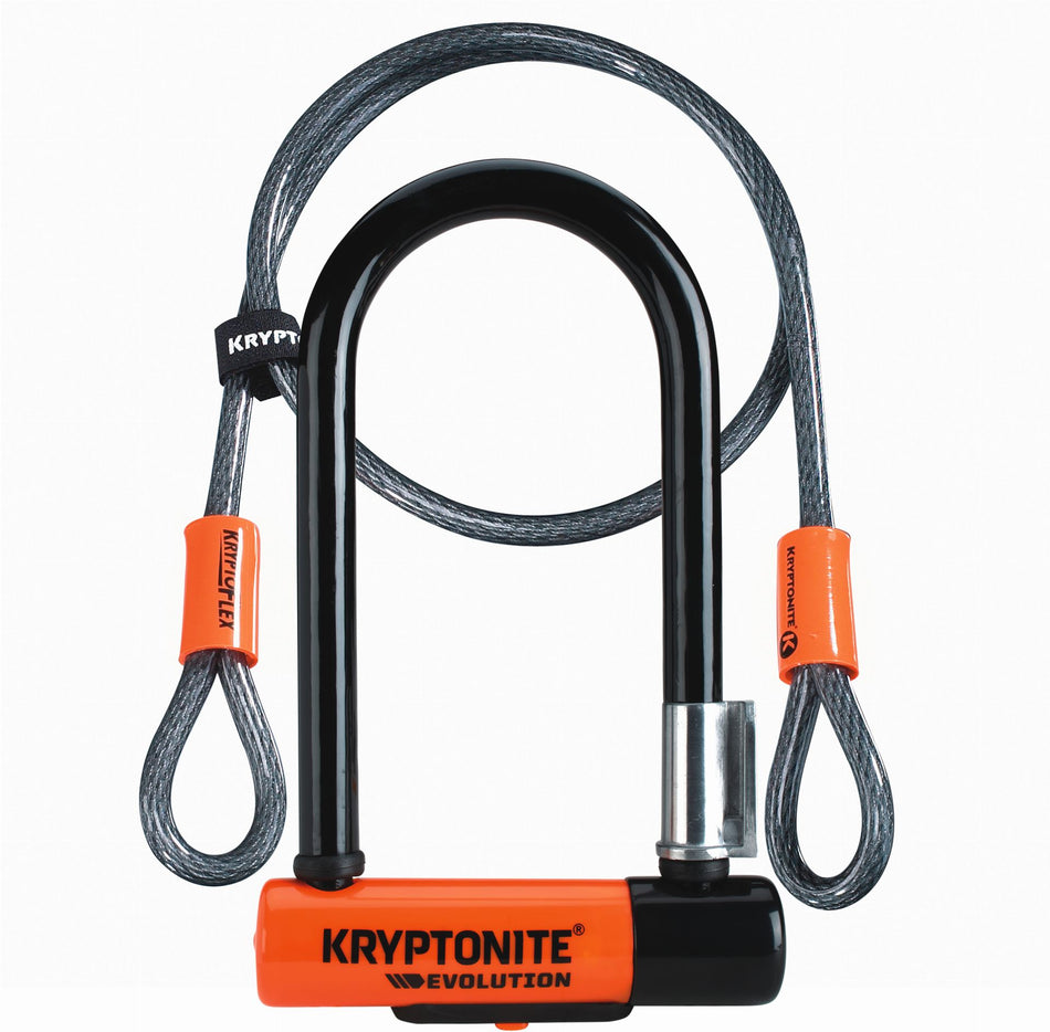 Kryptonite Evolution Mini 7 inkl. Flex-Cable, inkl. FlexFrame-Halterung Bügelschloss