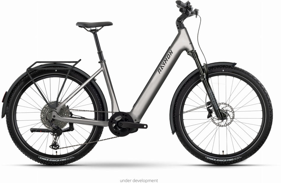 Raymon Varno Ultimate 800 Wh E-Bike Wave 27,5" titansilver