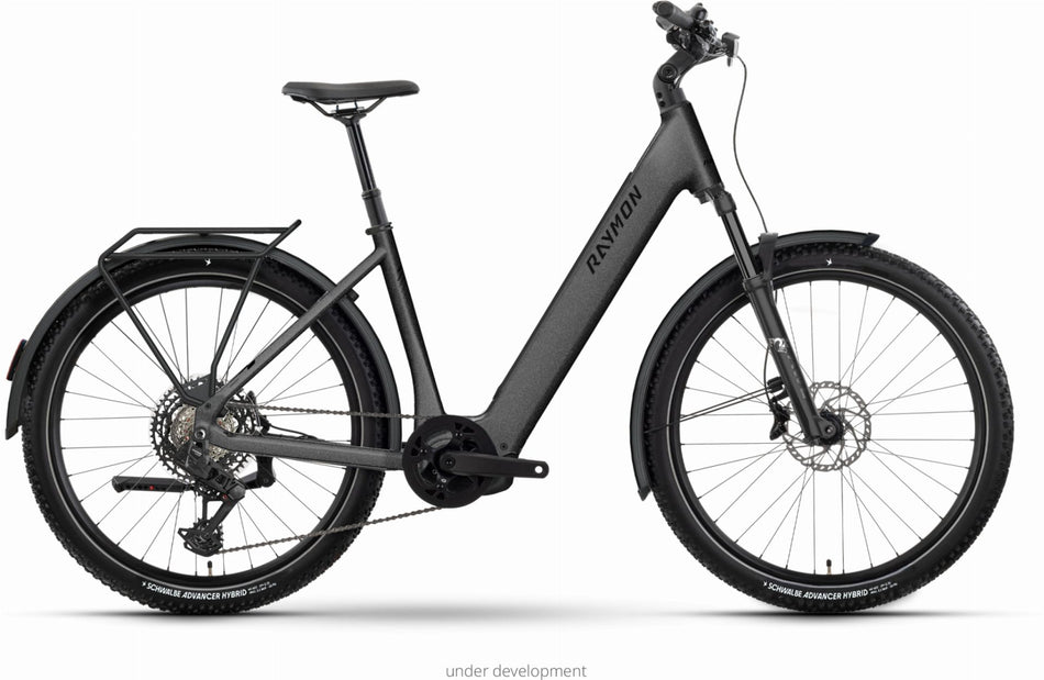 Raymon Varno Elite 800 Wh E-Bike Wave 27,5" moonblack stealth