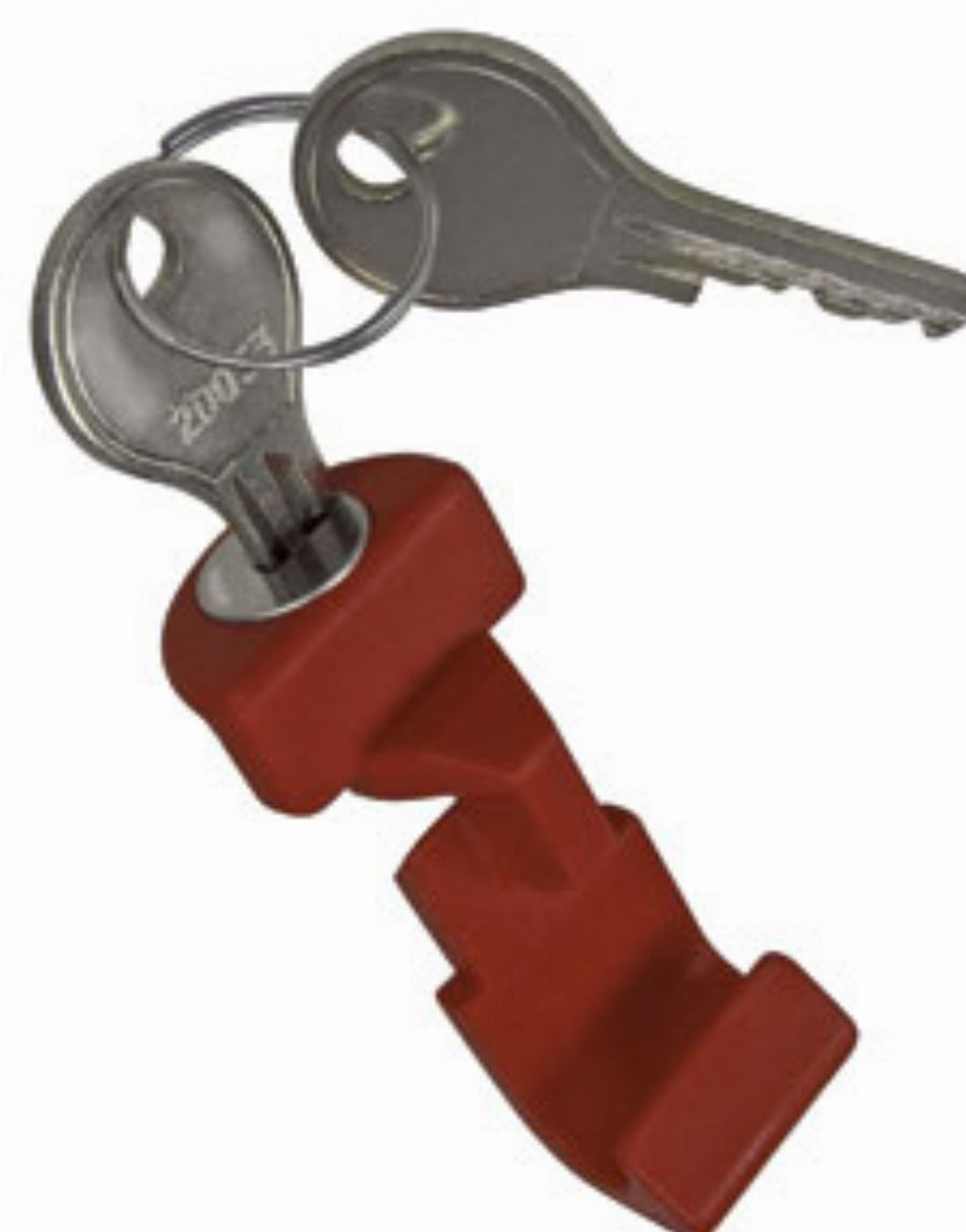 KLICKfix Taste für Lenkeradapter mit Schloss rot 1 Taste mit Schloss