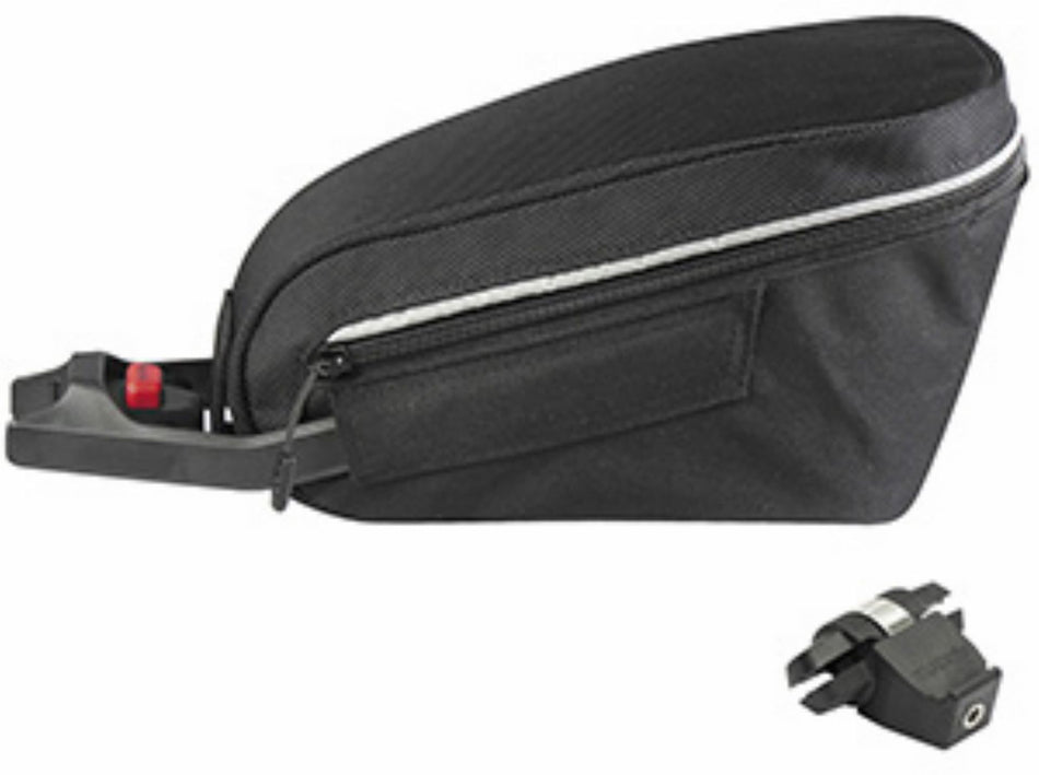 KLICKfix Contour Evo Light Satteltasche inkl. Contour Sattel Adapter schwarz 2 L