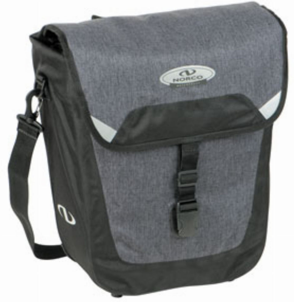 Norco Waterford City Gepäckträgertasche tweed grey/schwarz 16 L