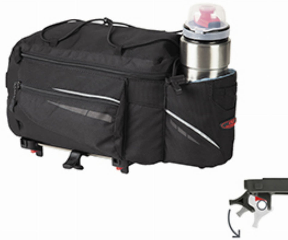 Norco Ohio Gepäckträgertasche schwarz 7,5 L + 0,75 L