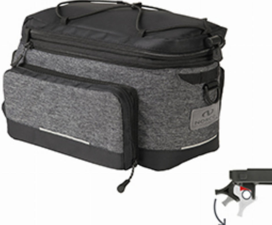 Norco Danbury Gepäckträgertasche grau/schwarz 8,5/10,5 L