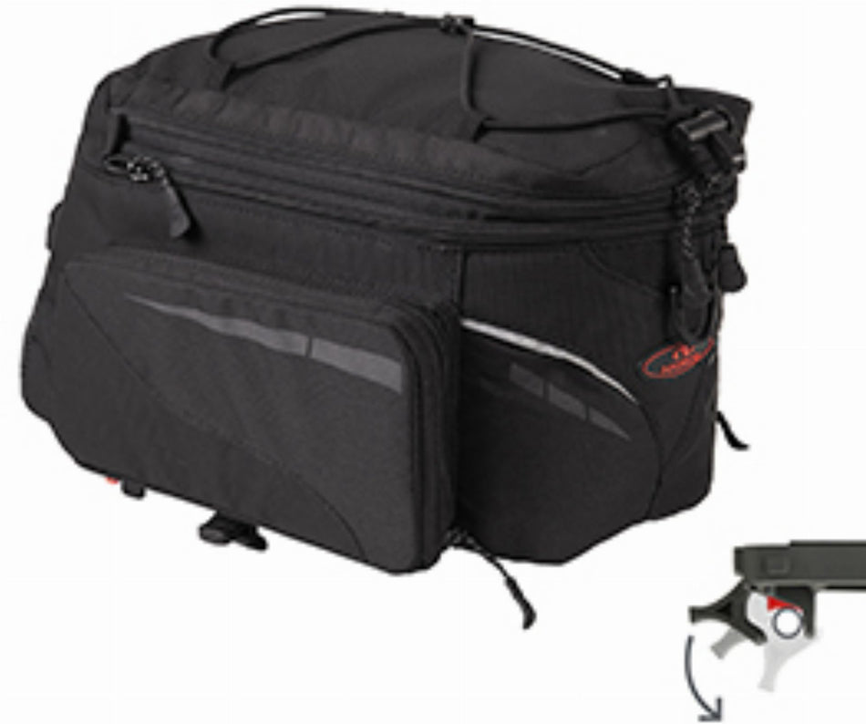 Norco Canmore Gepäckträgertasche mit UniKlip 2 Adapter schwarz 8,5/10,5 L