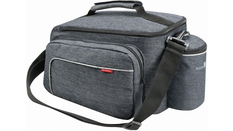 KLICKfix Rackpack Sport mit Uniklip 2 Gepäckträgertasche grau 12 L