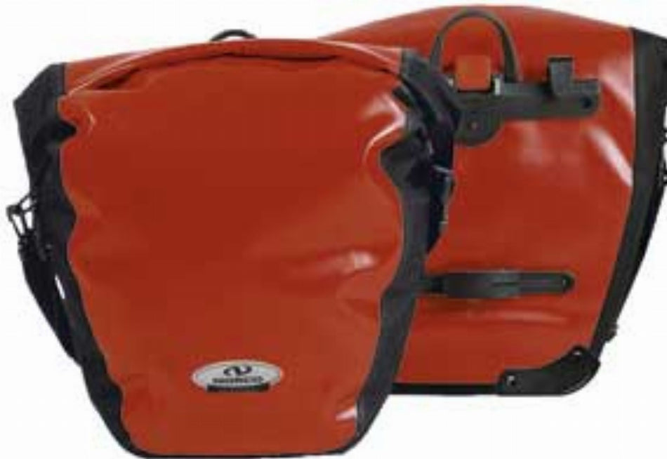 Norco Arkansas Hinterradtasche rot/schwarz 20 L + 20 L