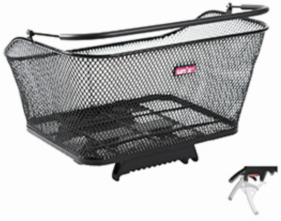 Unix Fabiano Einkaufskorb mit TopKlip schwarz 20 L