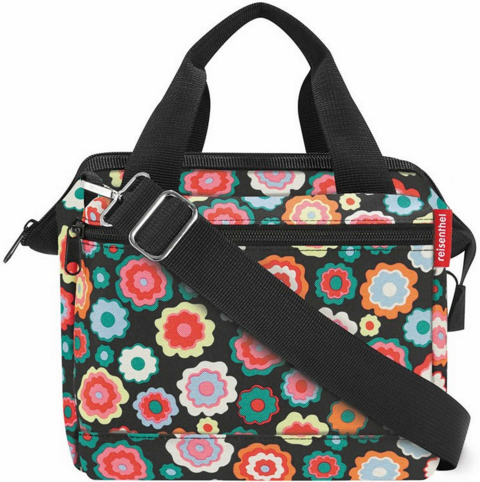 KLICKfix Roomy Lenkertasche happy flowers 4 L
