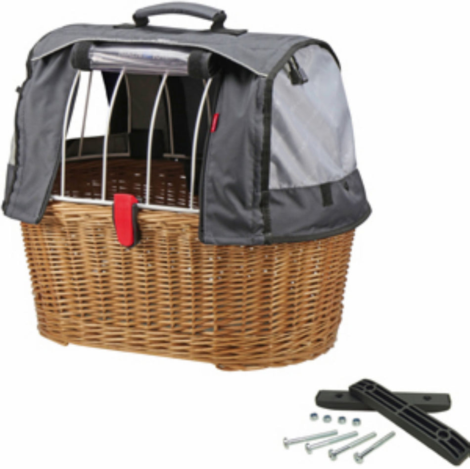 KLICKfix Doggy Basket Plus Fix Festmontage-/Hundekorb braun