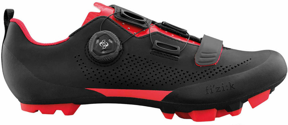 Fizik Terra X5 MTB-Schuhe schwarz/rot