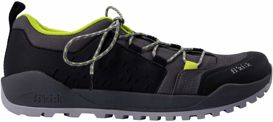 Fizik Terra Ergolace X2 E-Bike MTB-Schuhe grau gelb fluo