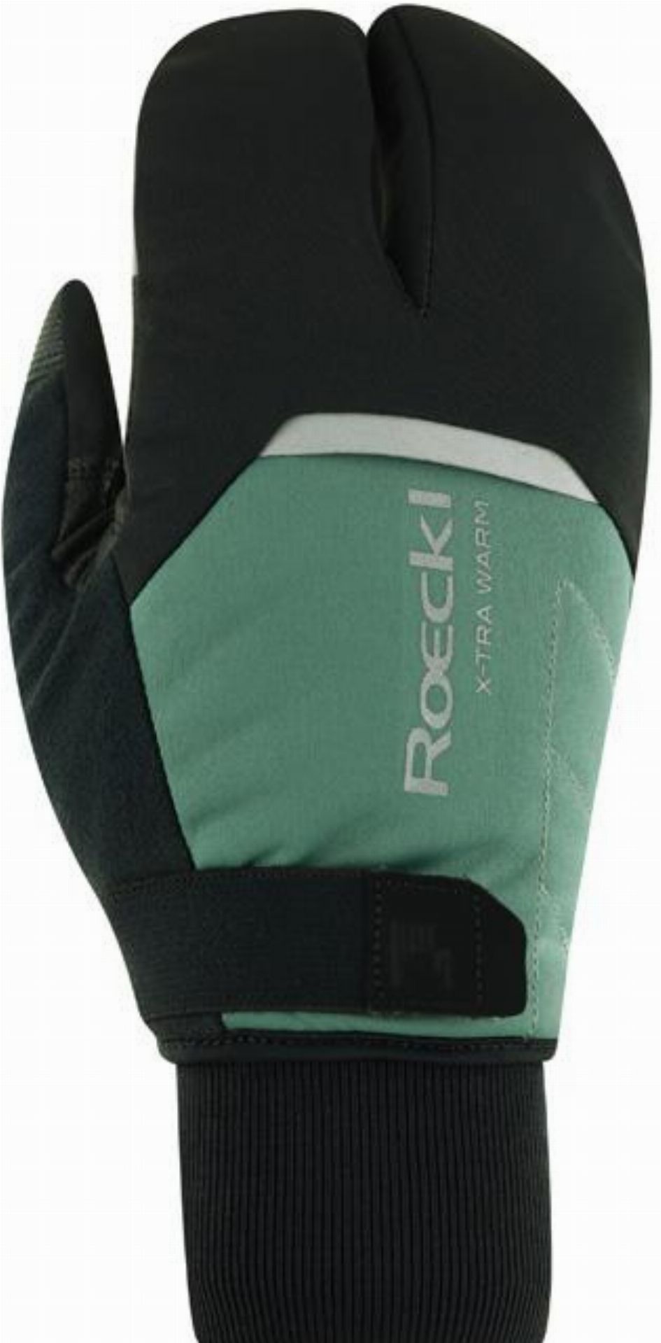 Roeckl Villach 3 Lobster Extra Warm Handschuhe lang black/silver pine