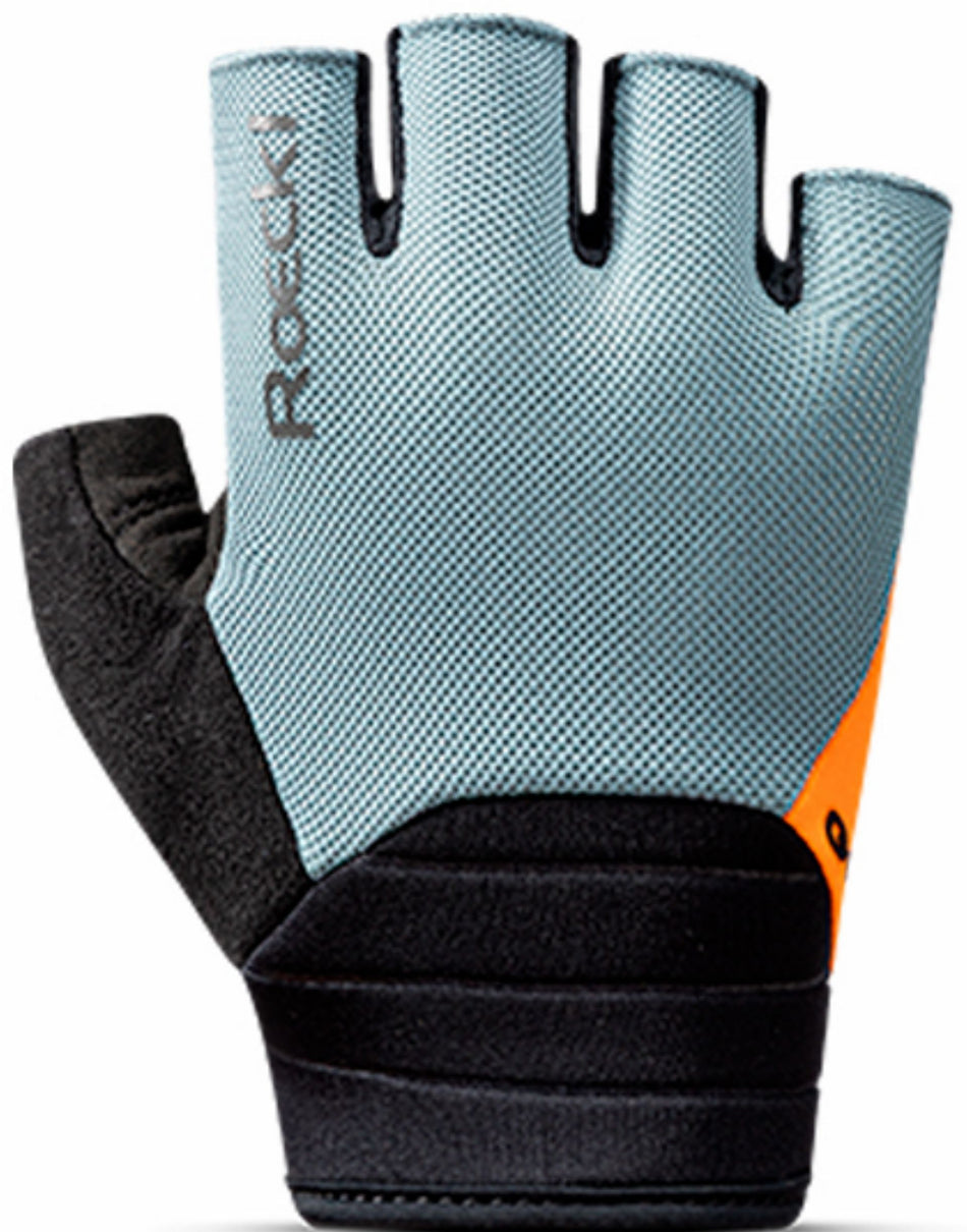 Roeckl Itamos 3 Handschuhe kurz hurricane grey/orange