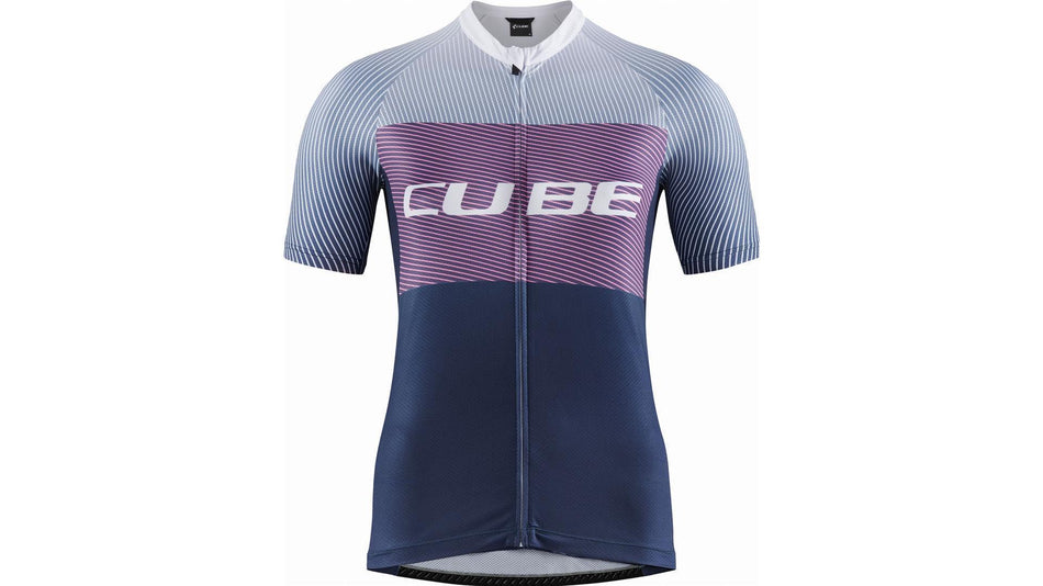 Cube Teamline WS Trikot CMPT Kurzarm blue´n´violet