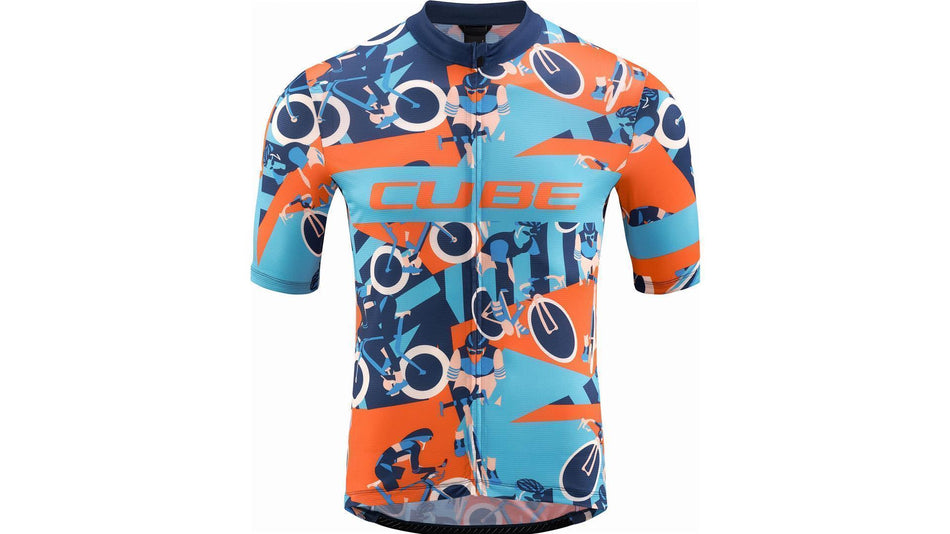 Cube Blackline Trikot CMPT Kurzarm blue´n´orange