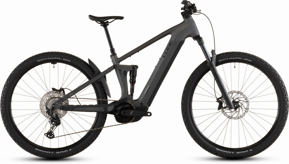 Cube Stereo Hybrid One22 Race 800 Wh E-Bike Fully slapgrey´n´chrome