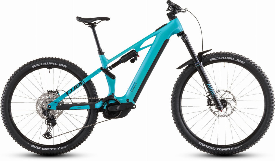 Cube Stereo Hybrid One77 HPC Race 800 Wh E-Bike Fully 29"/27,5" swimmingpool´n´black