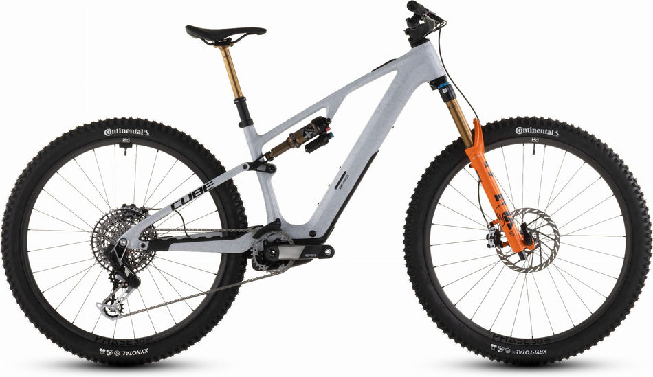 Cube AMS Hybrid One44 C:68X Super TM 400 Wh X E-Bike Fully 29" foggrey´n´fibre