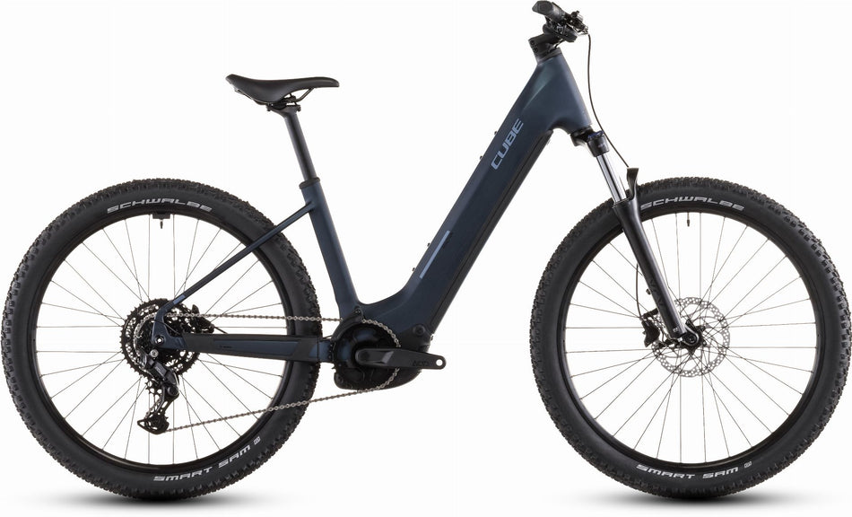 Cube Reaction Hybrid Performance 600 Wh E-Bike Hardtail Easy Entry 27,5" indigoblue´n´reflex