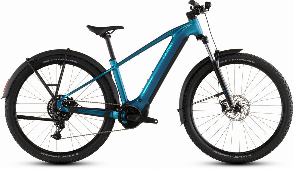 Cube Reaction Hybrid Performance FE 600 Wh E-Bike Hardtail Diamant electricblue´n´dazzle