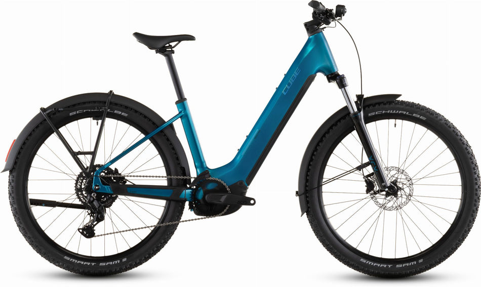 Cube Reaction Hybrid Performance FE 600 Wh E-Bike Hardtail Easy Entry 27,5" electricblue´n´dazzle