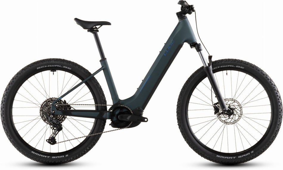 Cube Reaction Hybrid One 800 Wh E-Bike Hardtail Easy Entry 27,5" royalgreen´n´prism