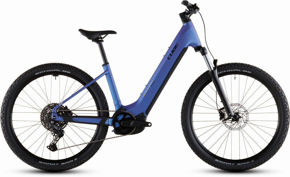 Cube Reaction Hybrid One 800 Wh E-Bike Hardtail Easy Entry 27,5" blueiris´n´reflect