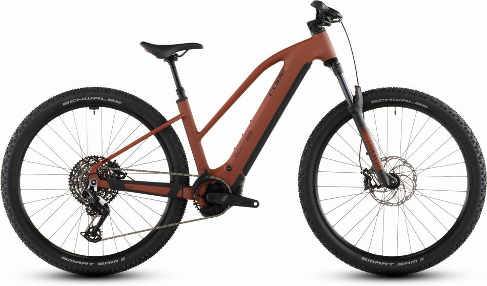 Cube Reaction Hybrid Race 800 Wh E-Bike Hardtail Trapeze amber´n´black