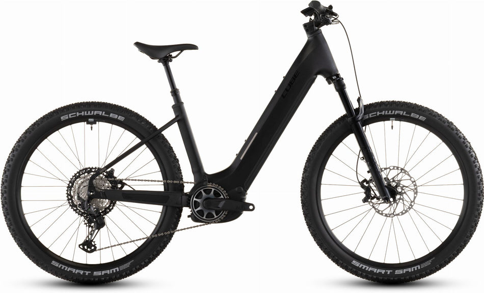 Cube Reaction Hybrid SLX 800 Wh E-Bike Hardtail Easy Entry 27,5" silverdust´n´chrome